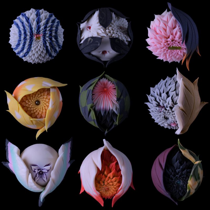 những chiếc bánh Wagashi đẹp xuất thần lấy cảm hứng từ Kimetsu no Yaiba